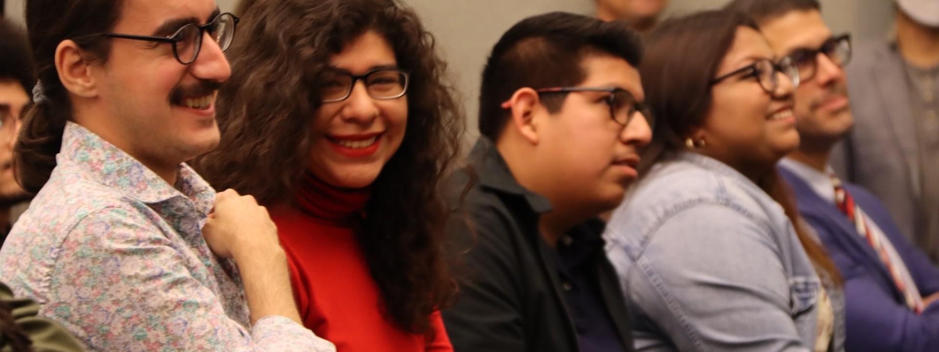 students laughing at 2023 Honors Convocation